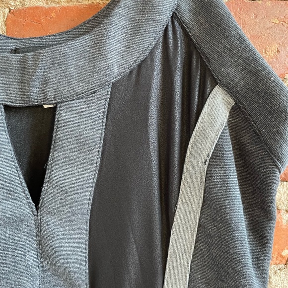 Black gray dress with cut-out - Picture 8 of 13